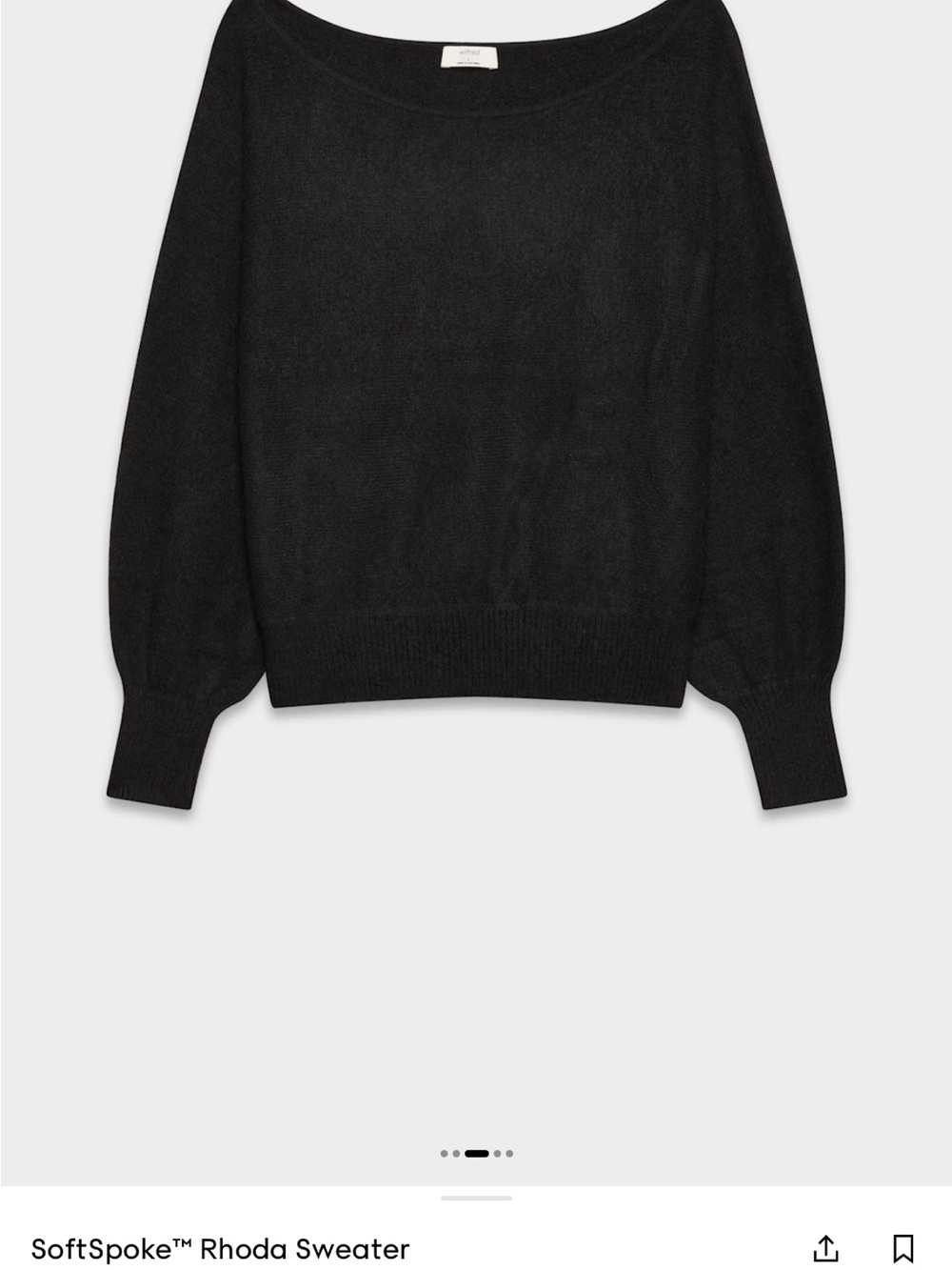 Aritzia SoftSpoke Rhoda Sweater